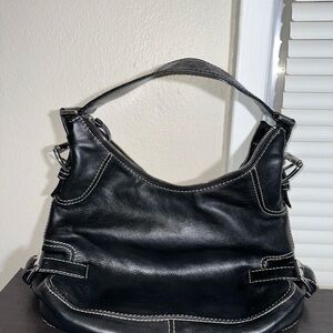 Michael Kors Black Leather Hobo Bag